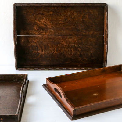 Vintage Handled Tray - Design 2 with Beading