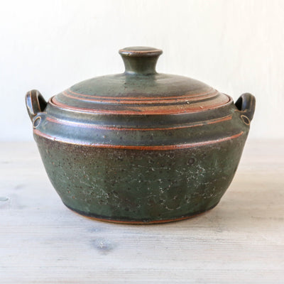 Vintage Stoneware Lidded Pot - Number 1