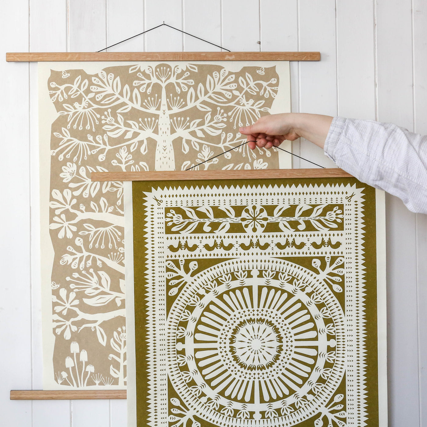 Large Papercut Tree Poster Print – Berylune