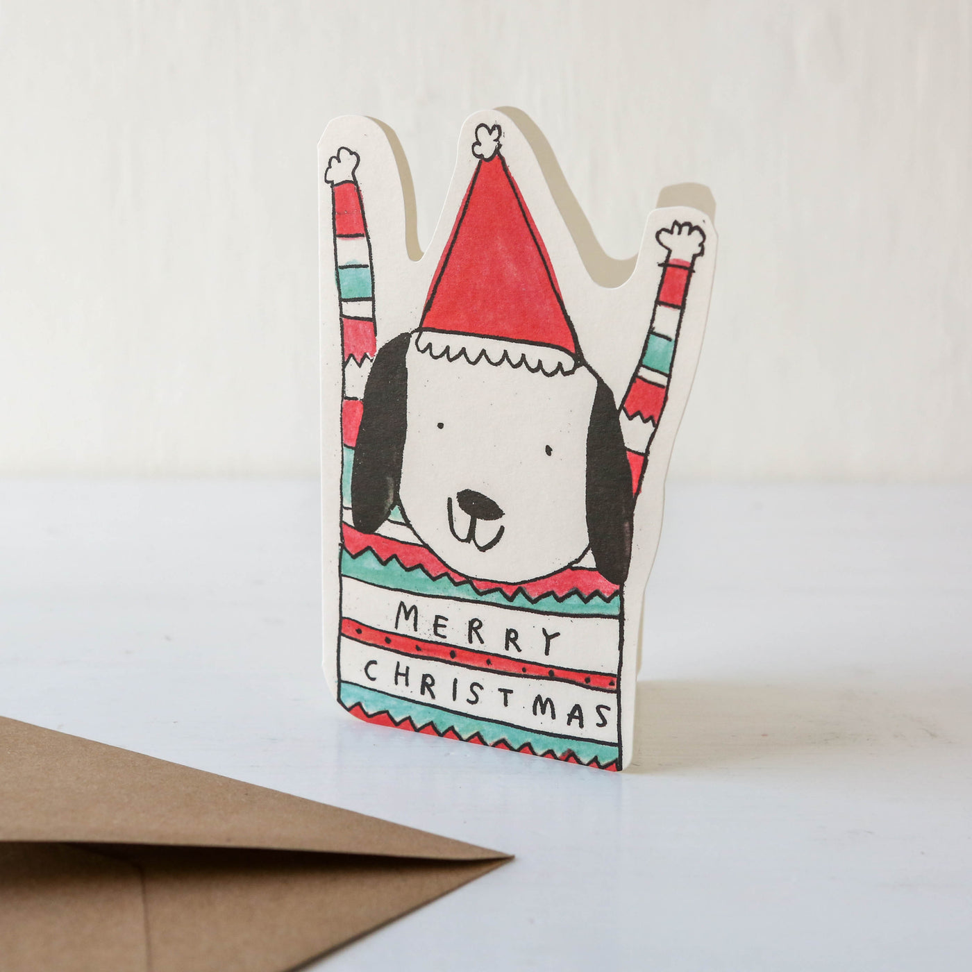 Christmas Jumper Dog Card