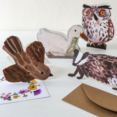 Swoopy Bird Card