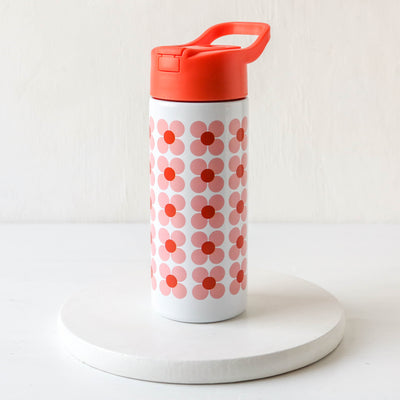 Kids Stainless Steel Water Bottle with Push Button Lid