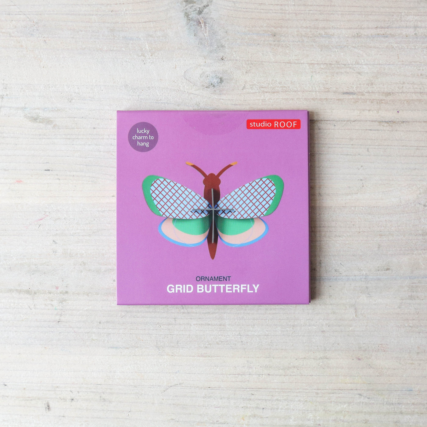 3D Hanging Charm - Grid Butterfly