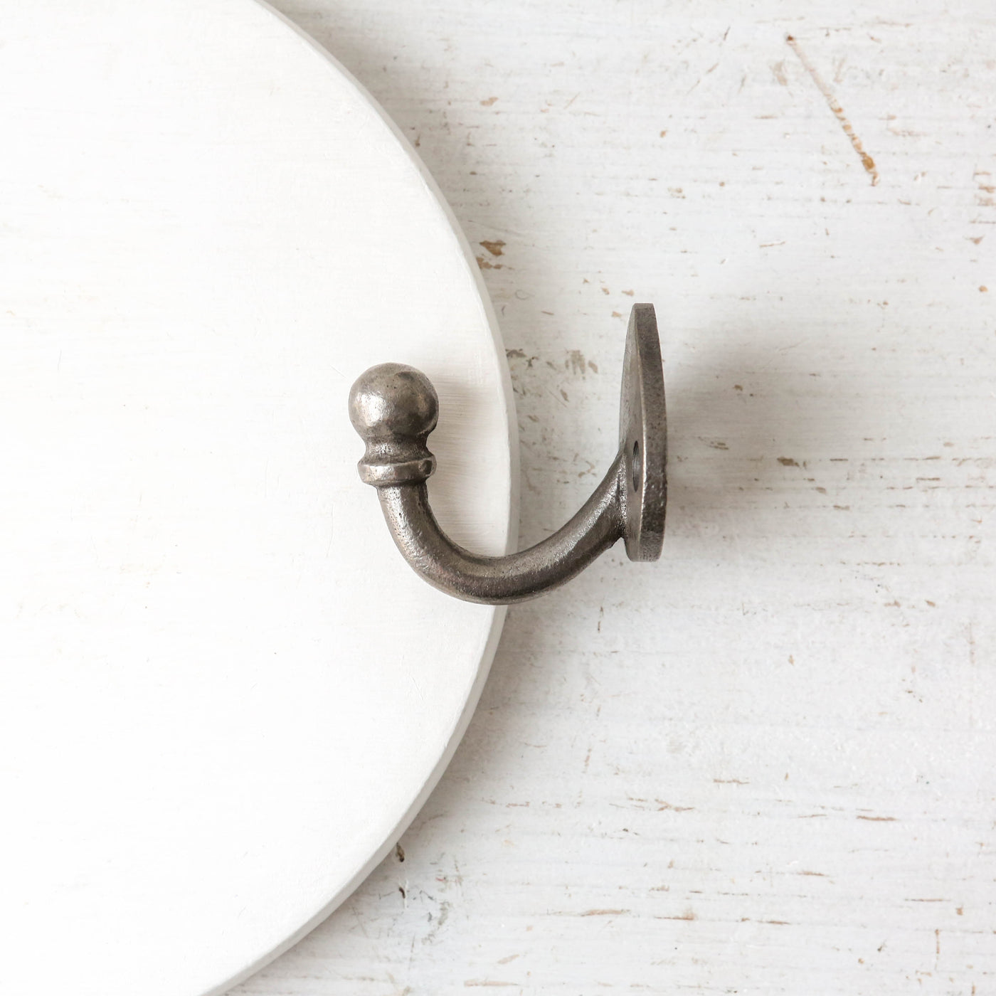 Ball End Small Cast Iron Coat Hook