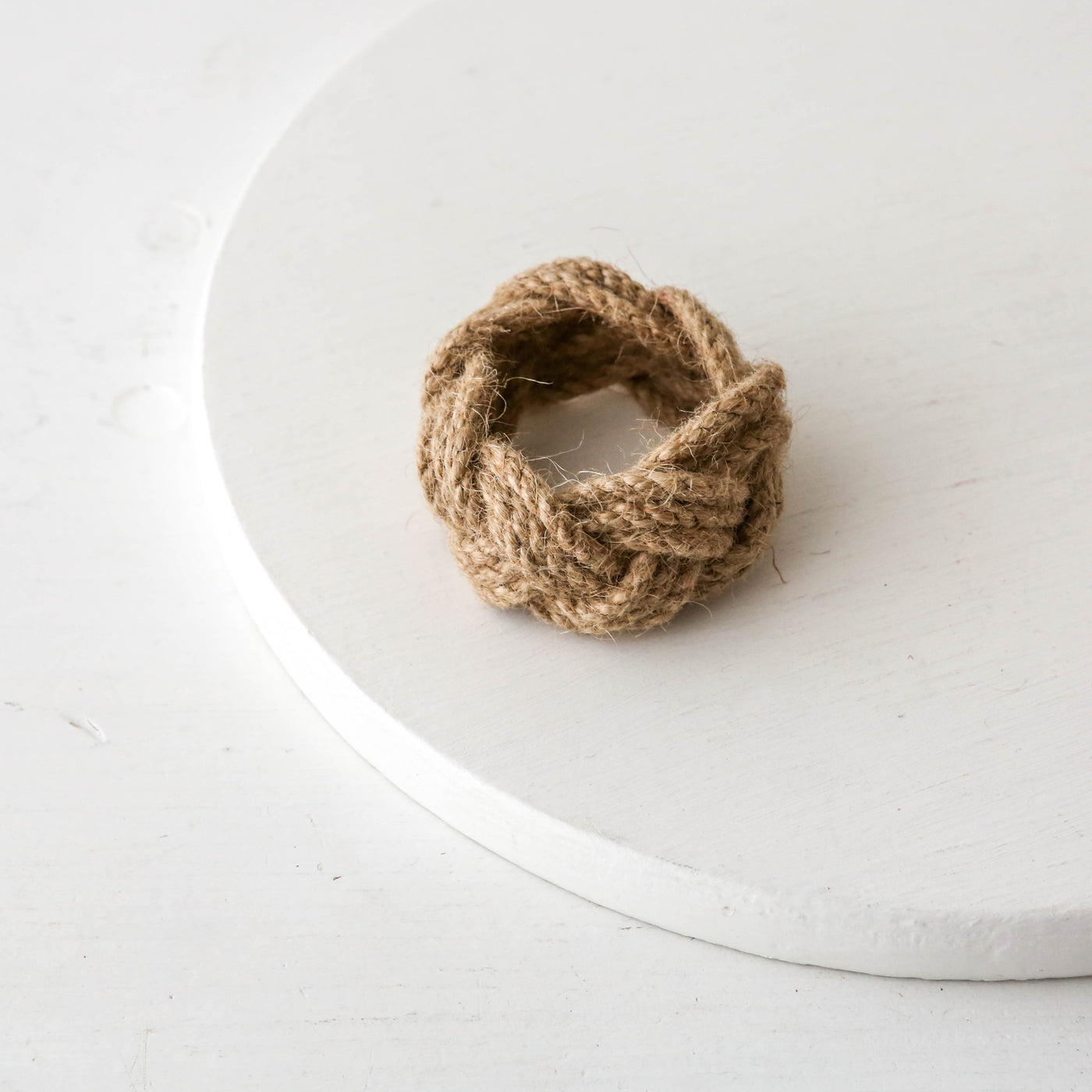 Plaited Jute Napkin Ring