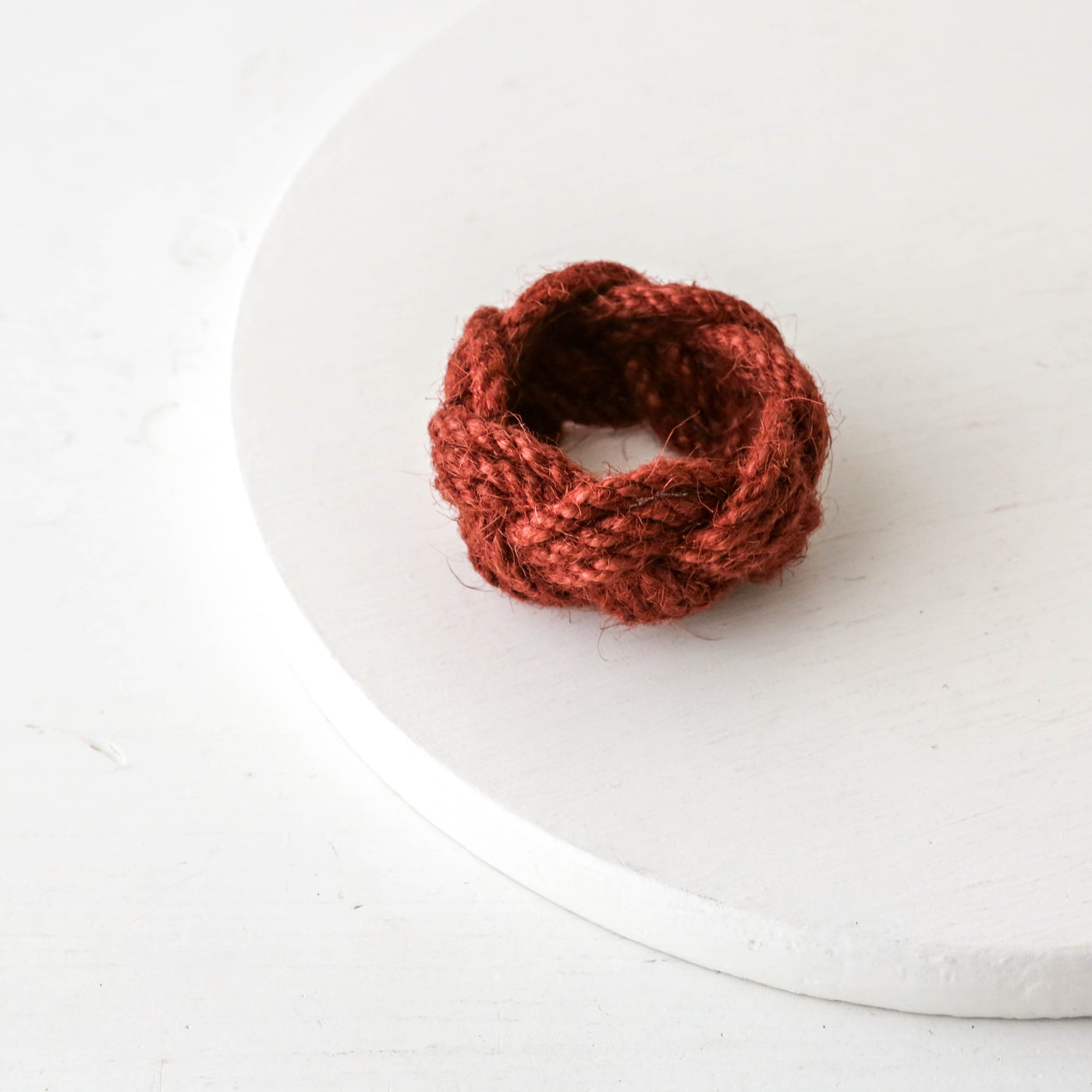 Plaited Jute Napkin Ring