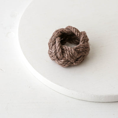 Plaited Jute Napkin Ring