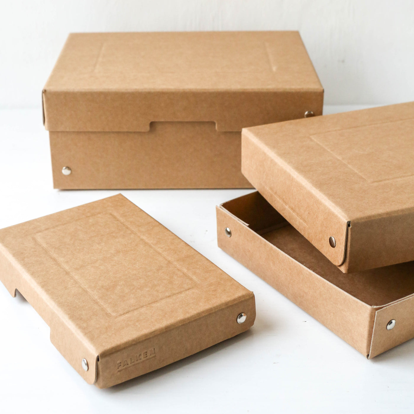 Cardboard Filing Box - Kraft