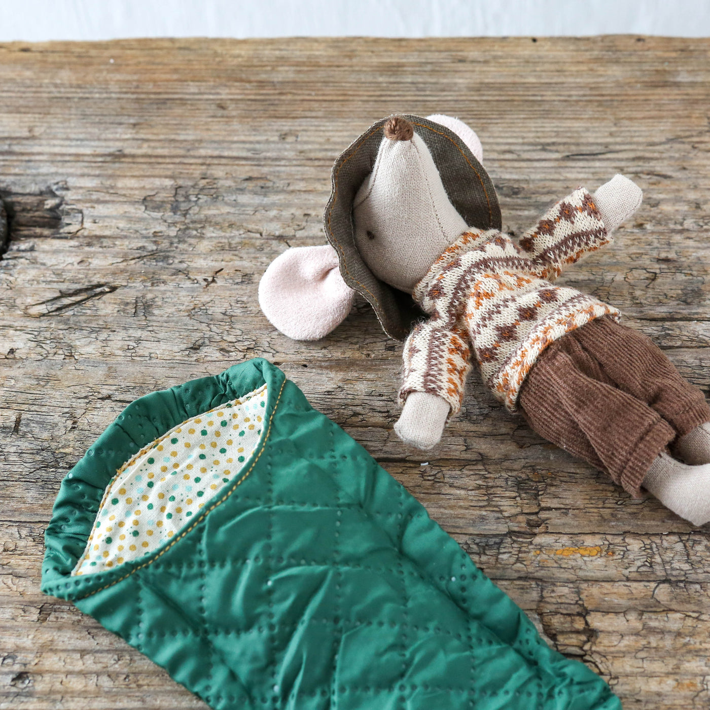 NEW! Hiker Mouse - Big Brother with Sleeping Bag