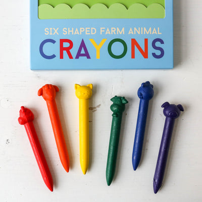 Animal Head Crayons