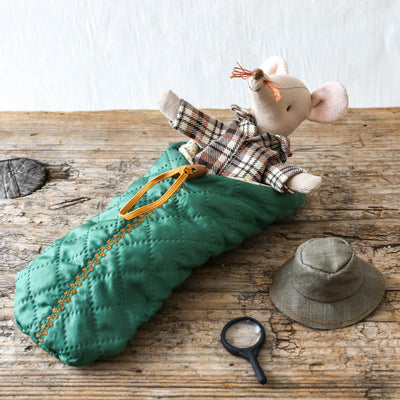 Wildlife Guide Mouse with Sleeping Bag