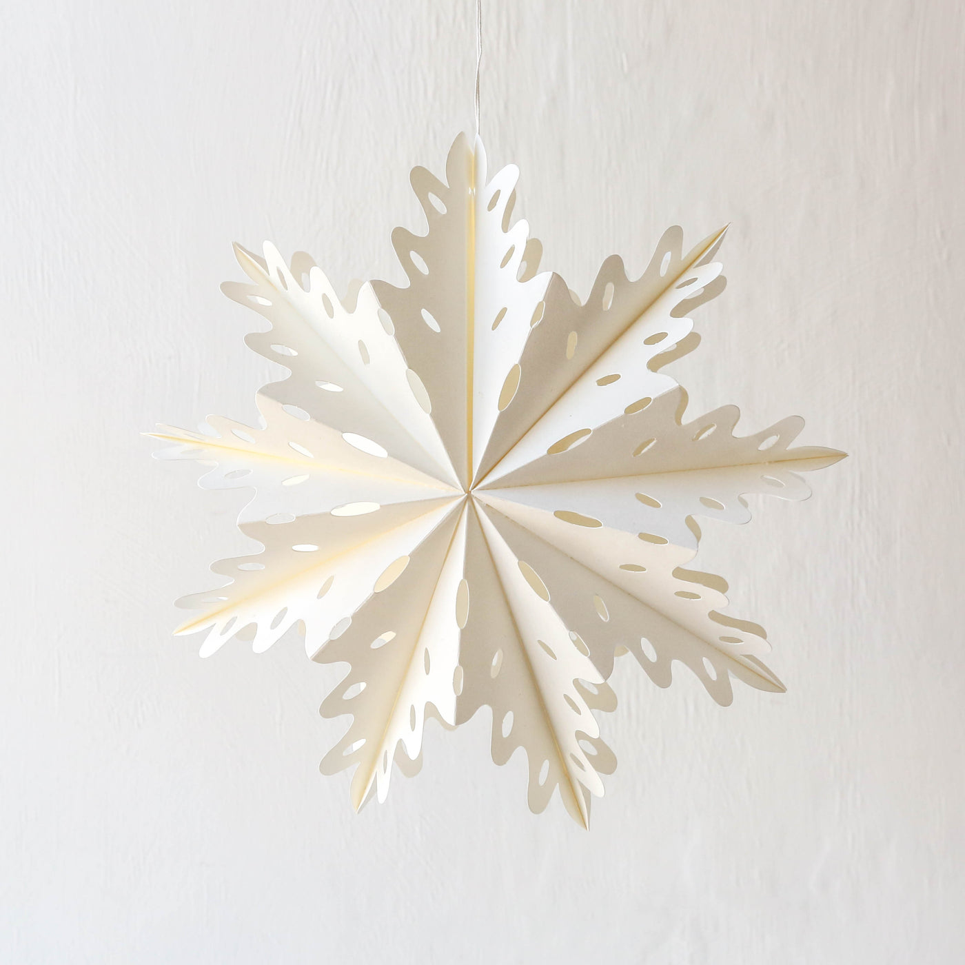 28cm Paper Snowflake Decoration - Bellflower
