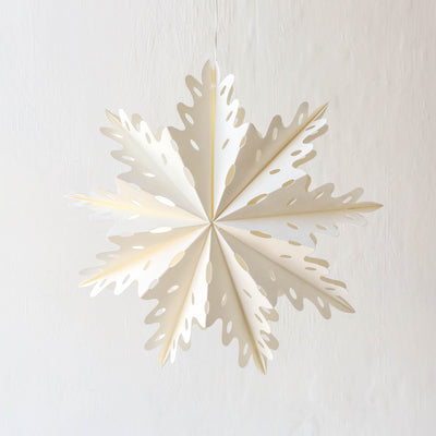 28cm Paper Snowflake Decoration - Bellflower