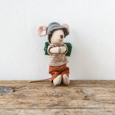 New Hiker Mouse - Big Brother Black Stripes with Sleeping Bag