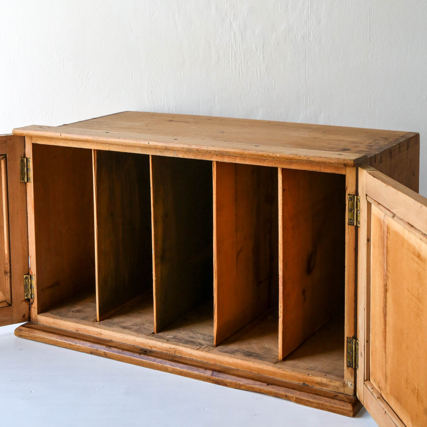 Deep Vintage Pine Wall Cabinet