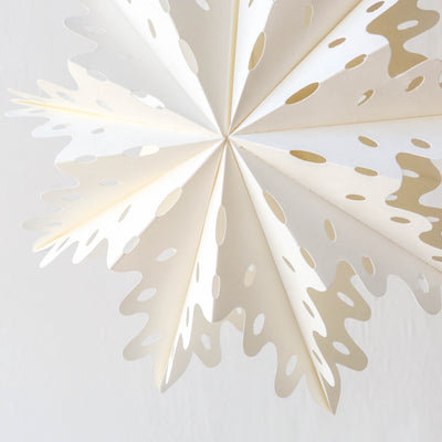 28cm Paper Snowflake Decoration - Bellflower