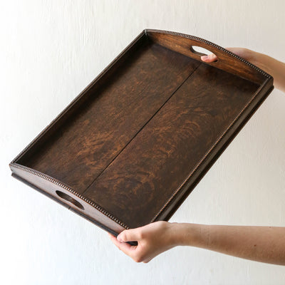 Vintage Handled Tray - Design 2 with Beading