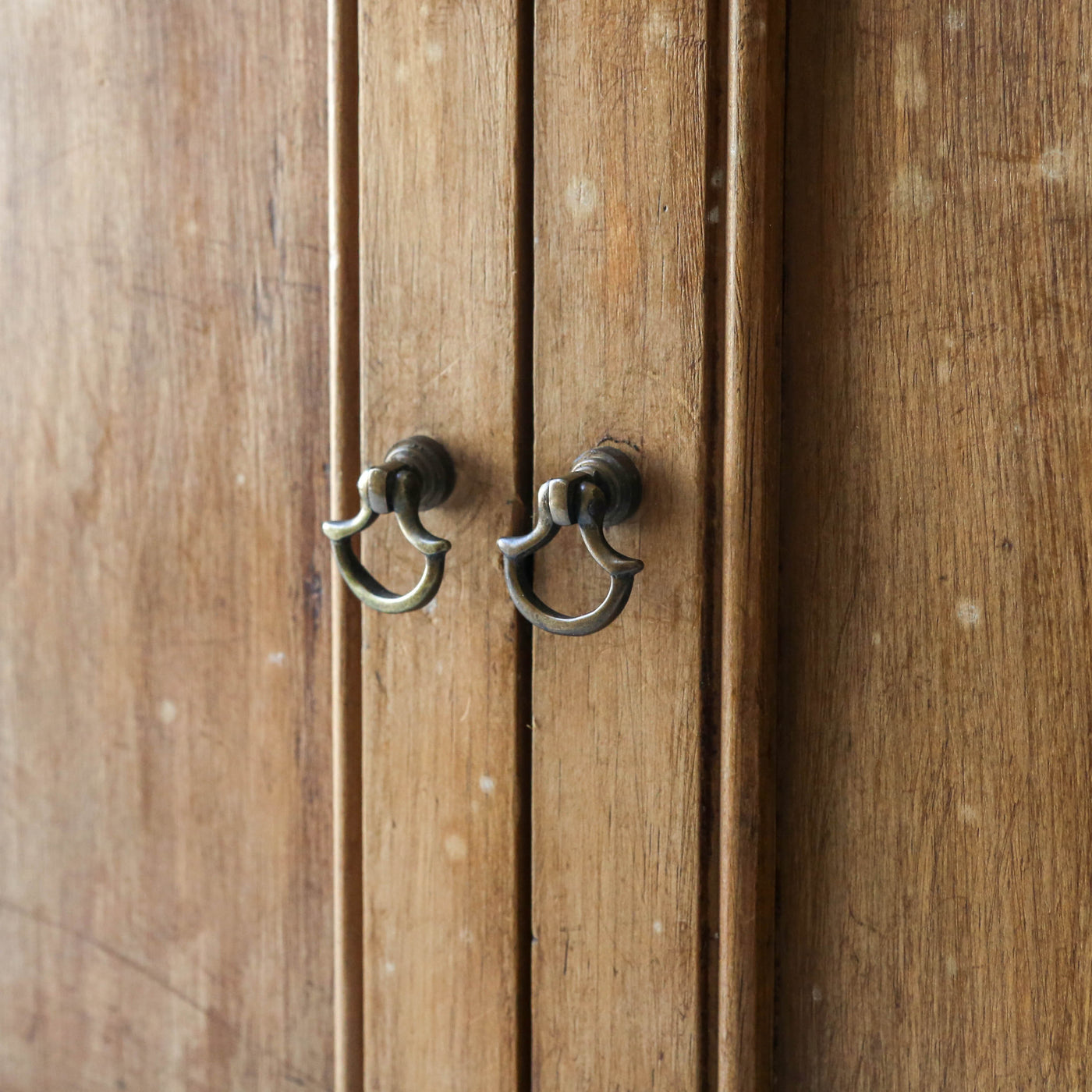 Deep Vintage Pine Wall Cabinet