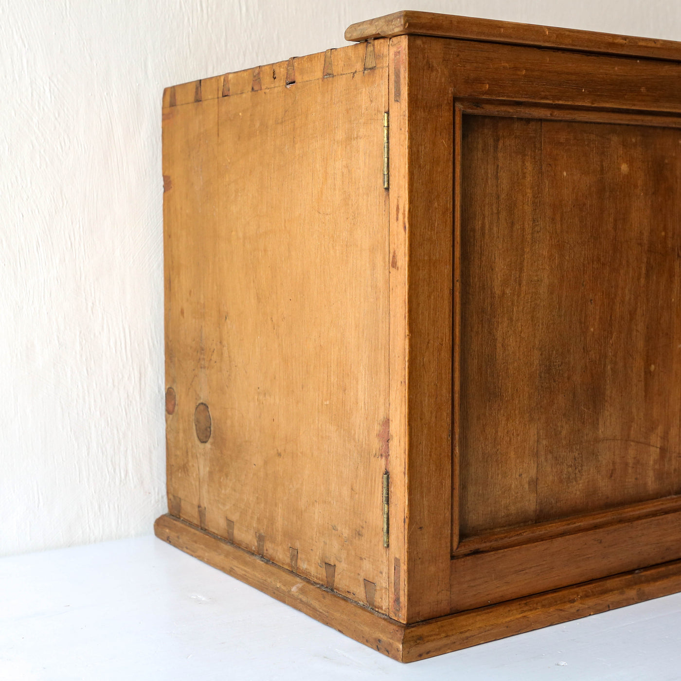 Deep Vintage Pine Wall Cabinet