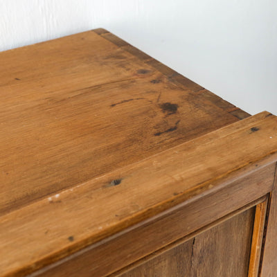 Deep Vintage Pine Wall Cabinet