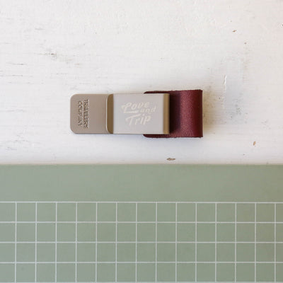 TRAVELER'S notebook Pen Holder LOVE AND TRIP Edition