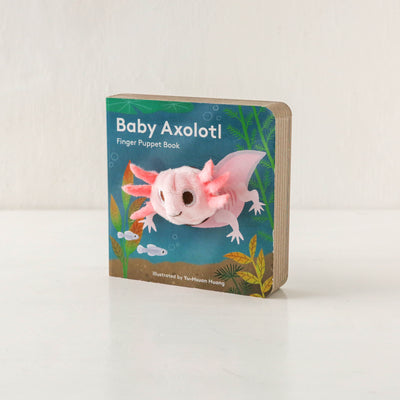 Finger Puppet Board Book - Baby Axolotl