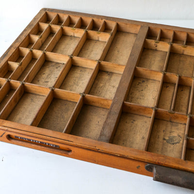 Vintage Wooden Printers Tray - Batch 4