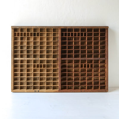 Vintage Wooden Printers Tray - Batch 4