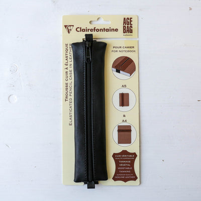 Leather Book Band Pen Case