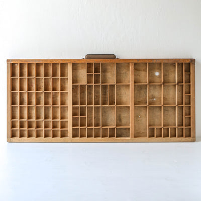 Vintage Wooden Printers Tray - Batch 1