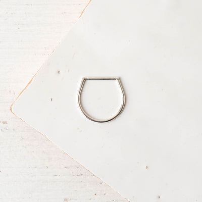 Straight Edged Stacking Ring