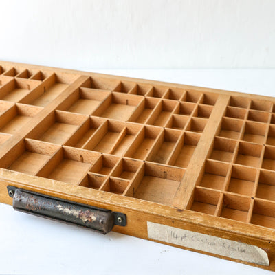 Vintage Wooden Printers Tray - Batch 1