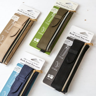 Midori Book Band Pen Case