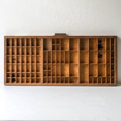 Vintage Wooden Printers Tray - Batch 2