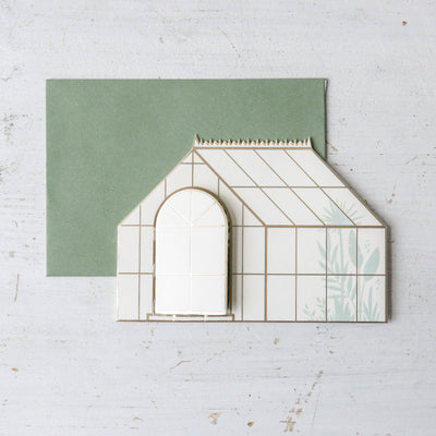 Greenhouse Pop-Up Card