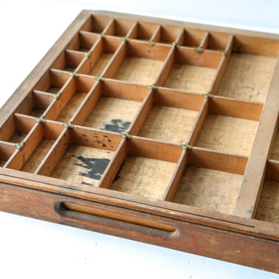 Vintage Wooden Printers Tray - Batch 2