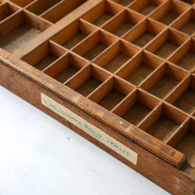 Vintage Wooden Printers Tray - Batch 2