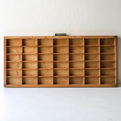 Vintage Wooden Printers Tray - Batch 2