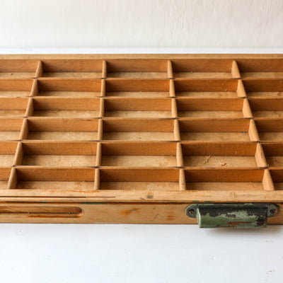 Vintage Wooden Printers Tray - Batch 2
