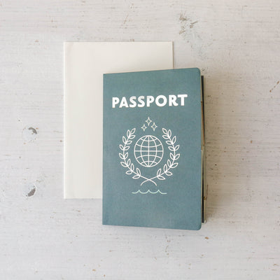 Passport Pop-Up Card