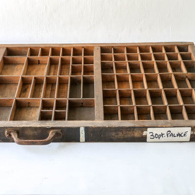 Vintage Wooden Printers Tray - Batch 3