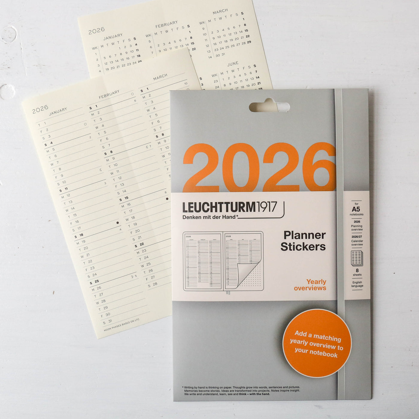 Leuchtturm A5 Planner Stickers 2026