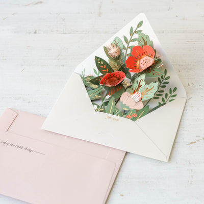 Floral Envelope Pop-Up Card