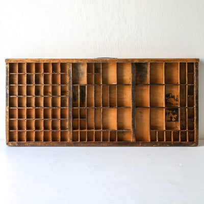 Vintage Wooden Printers Tray - Batch 3