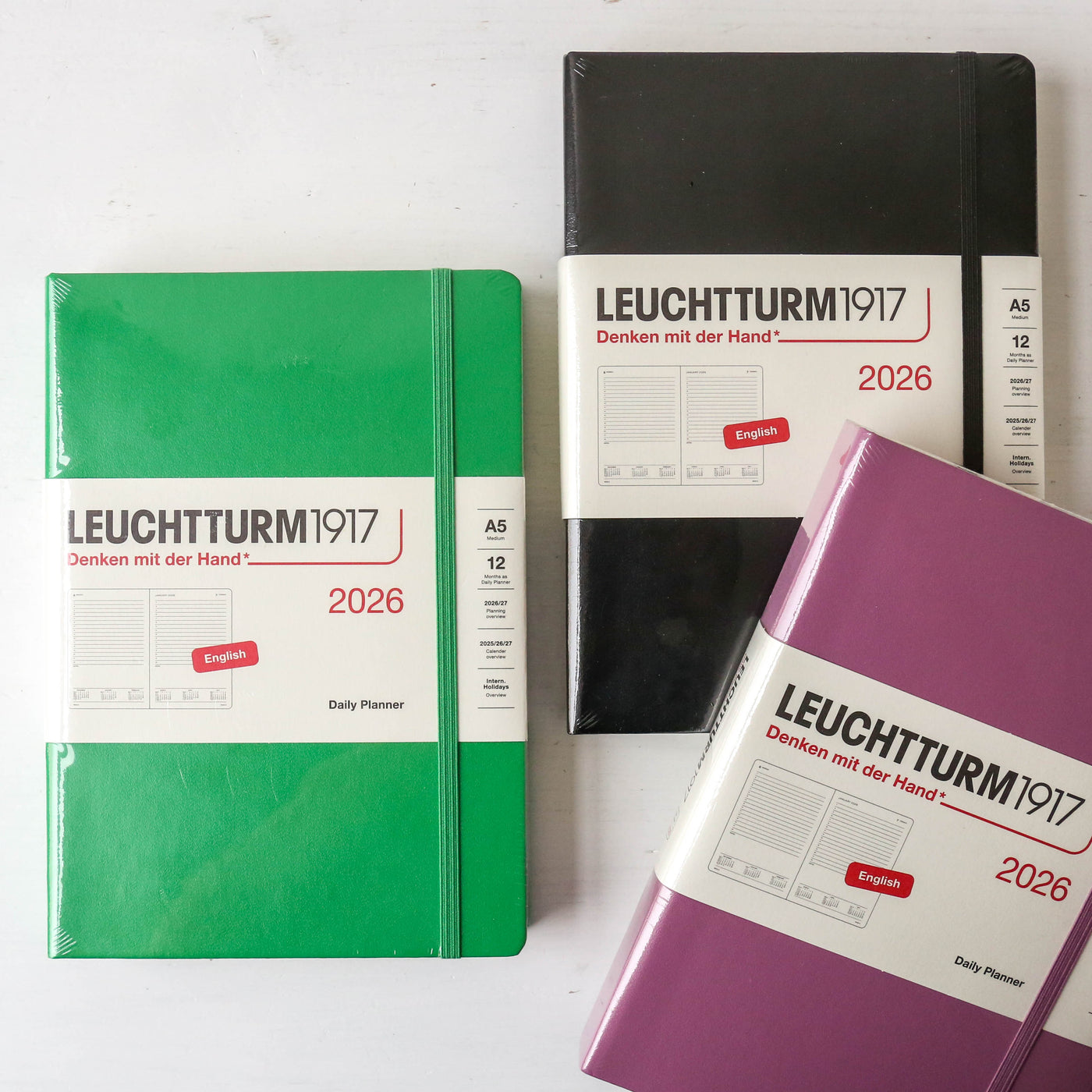 Leuchtturm A5 Daily Planner - 2026