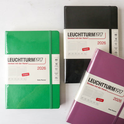 Leuchtturm A5 Daily Planner - 2026