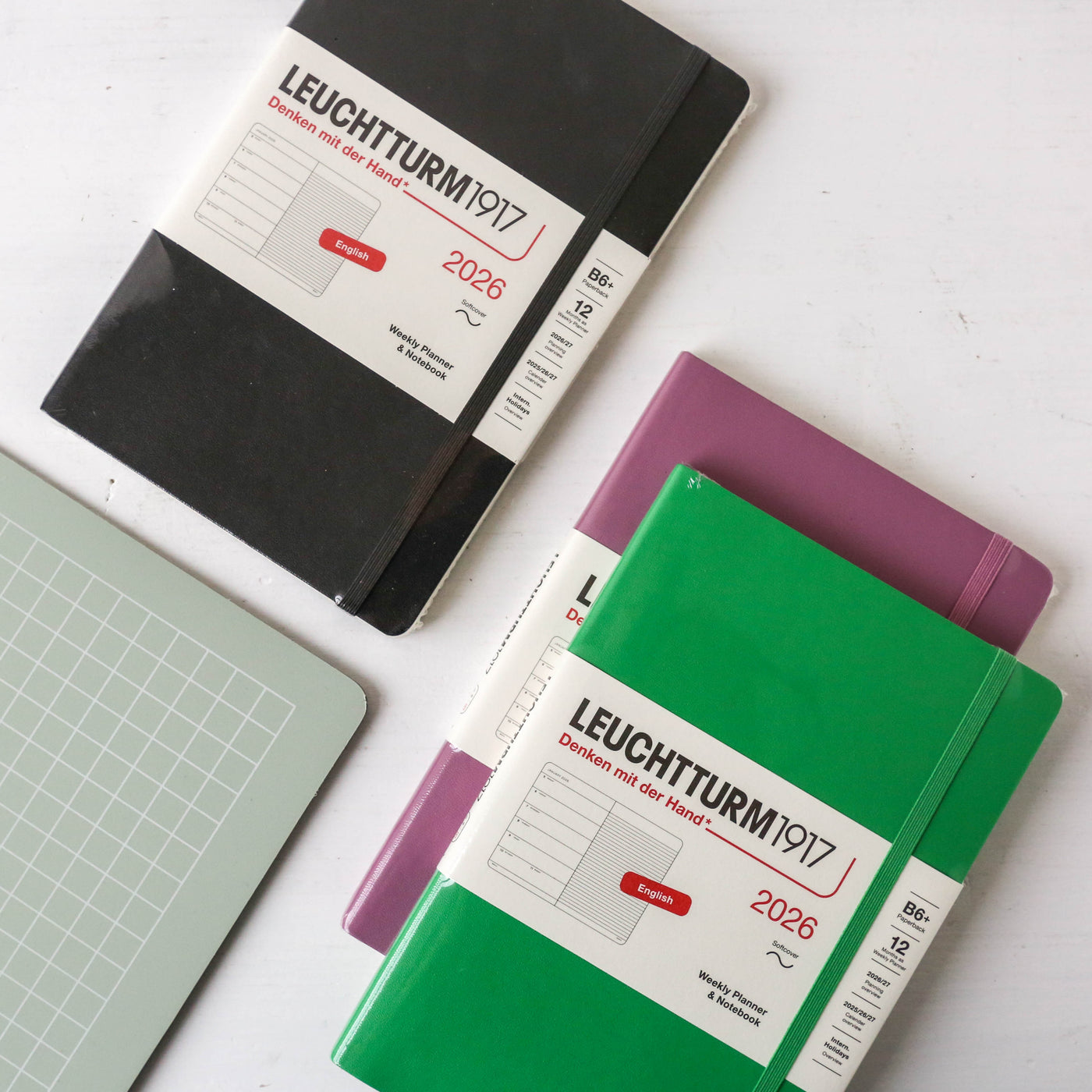 Leuchtturm B6+ Softcover Weekly Planner & Notebook - 2026