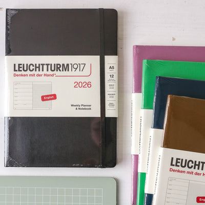 Leuchtturm A5 Weekly Planner & Notebook - 2026