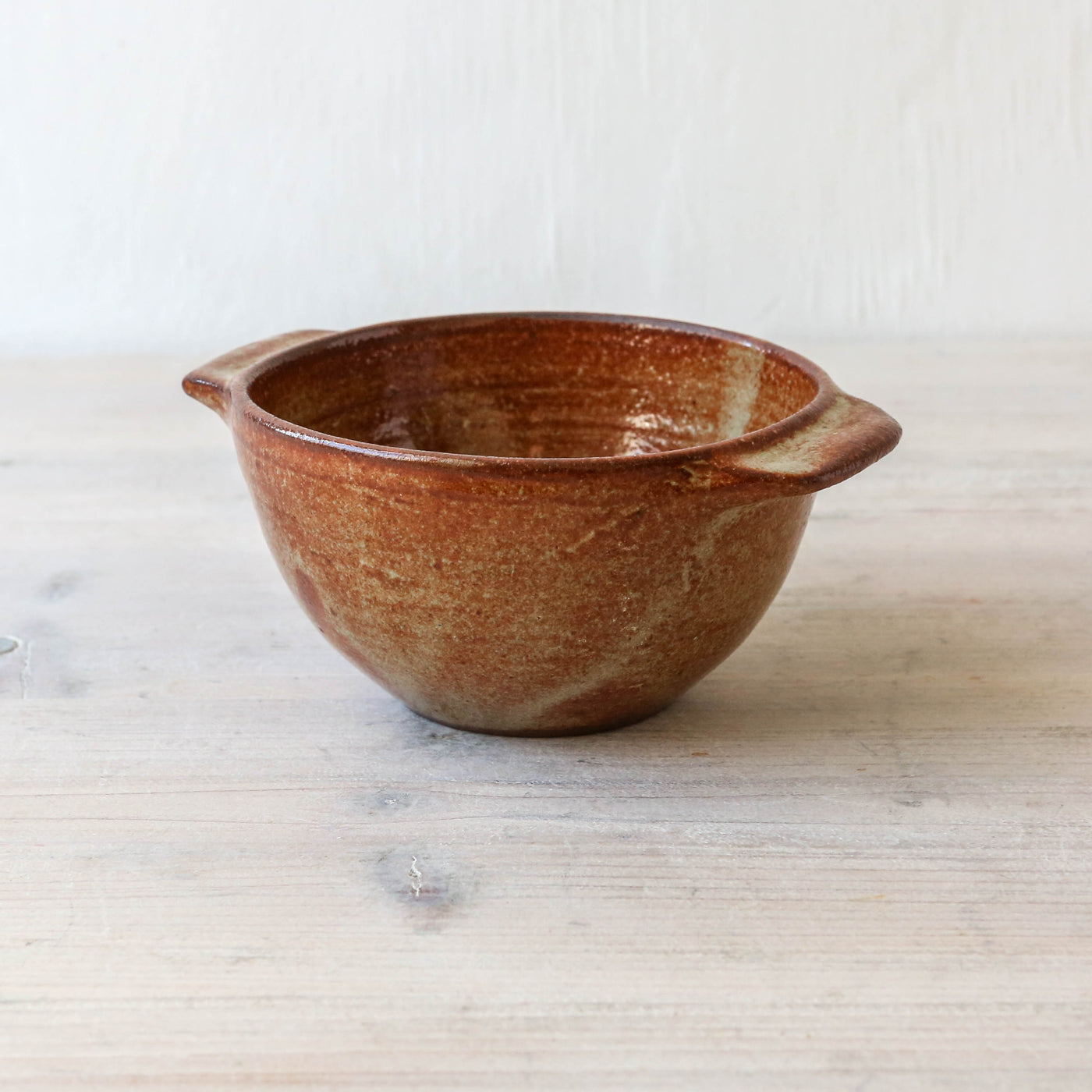 Vintage Stoneware Handled Bowl