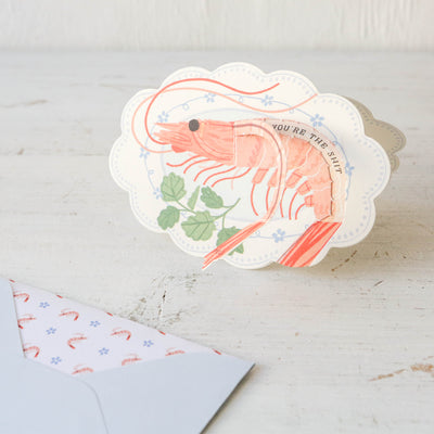 Shrimp Pop-Up Card